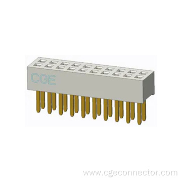 DIP Vertical type 1.00mm Female Header Connector